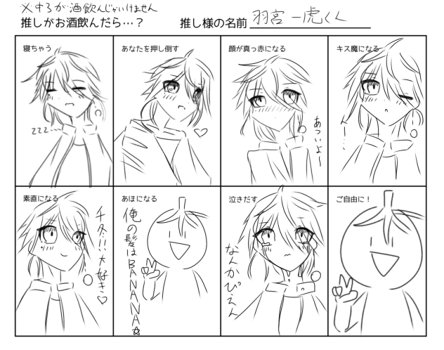 推しがお酒飲んだら...？