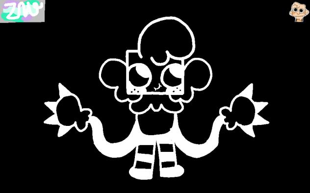 Goober with white outline!