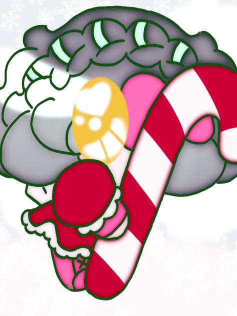 Little Holly or Huge Candy Cane