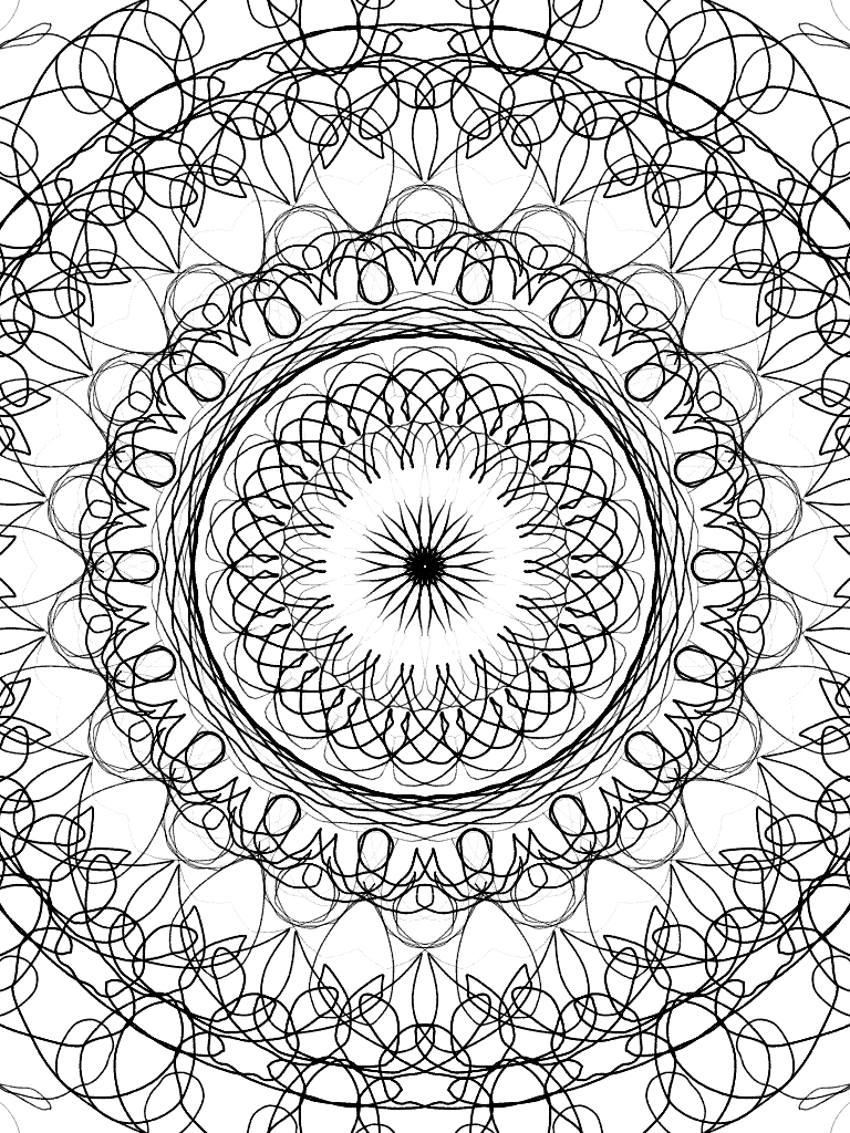 対象定規でテキトーに Ibispaint