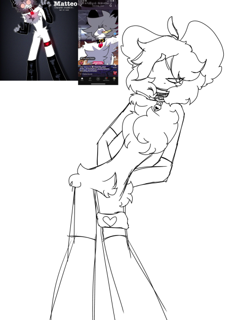 WIP-Matteo in my art style❤️