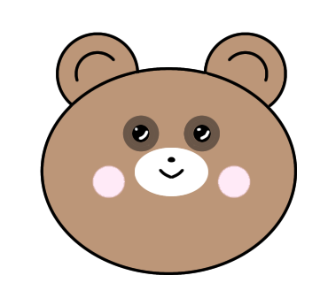 はじめてたぬきを描きました