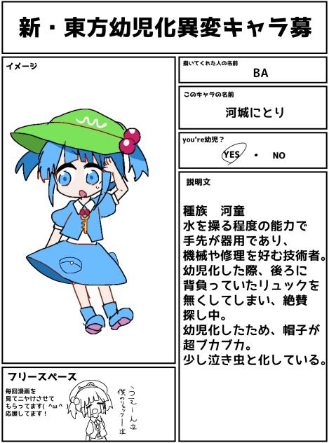 キャラ募参加ァ