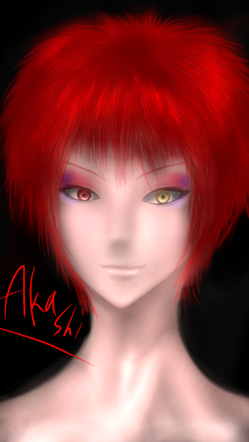 赤司征十郎をリアル（？）に描いてみた