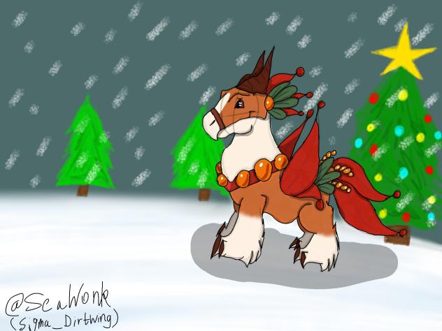Sleighbell dragon fanart-DragonVale