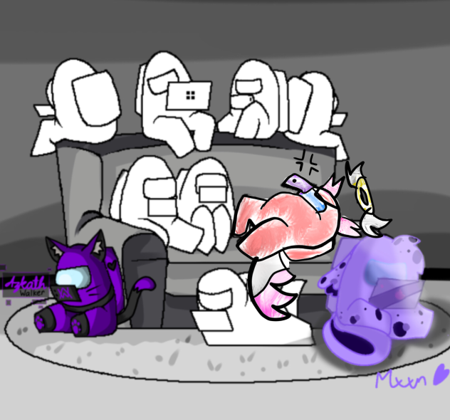 Among us collab uwu