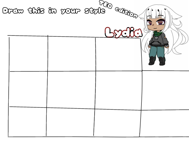 Draw Lydia in your style!!