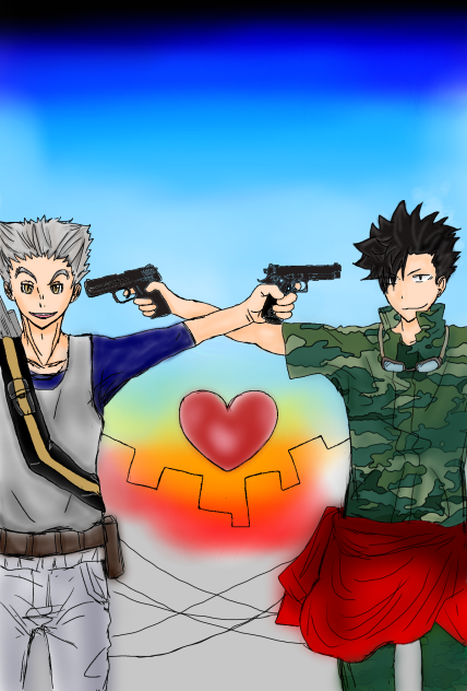 ハイキュー 軍パロ  戦争開始