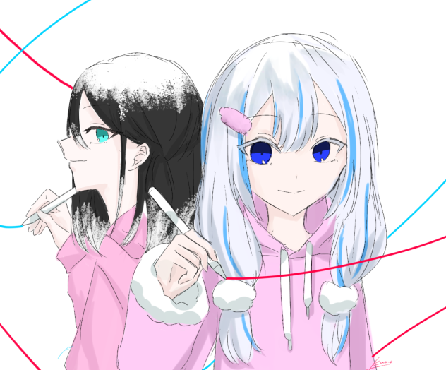 くもあお