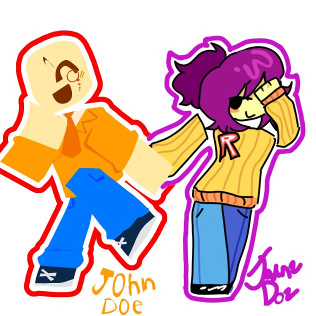 Jane doe collab! John made by me ^_^!