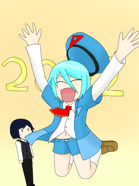 【オリキャラ】新年を迎えた瞬間にジャンプするのが恒例【ロウェイ】
