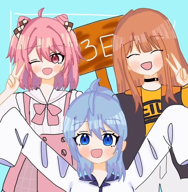 パステル画 友情テーマ 16/200 あと3日で6周年！！ - ibisPaint