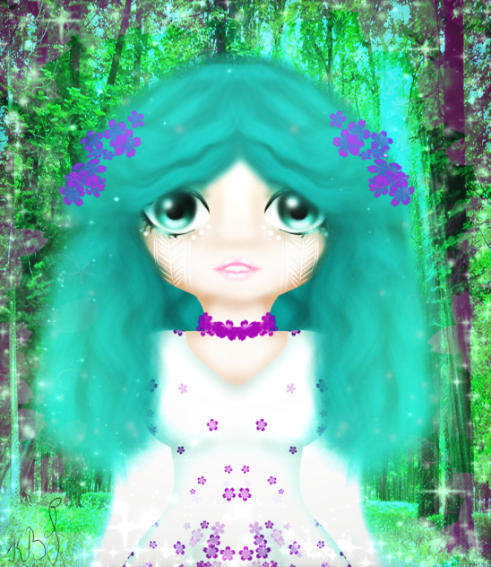 Mavka without flower's frame