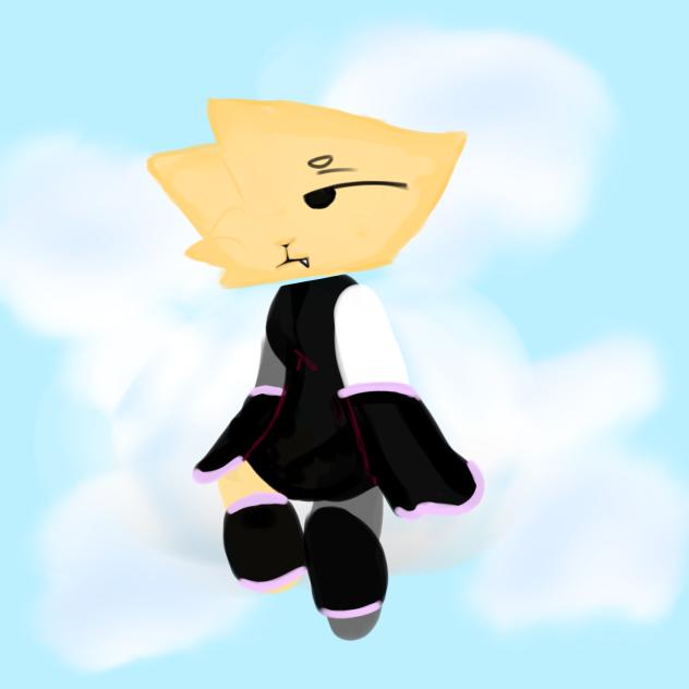 私はちょうど側に座っています.🪄☁