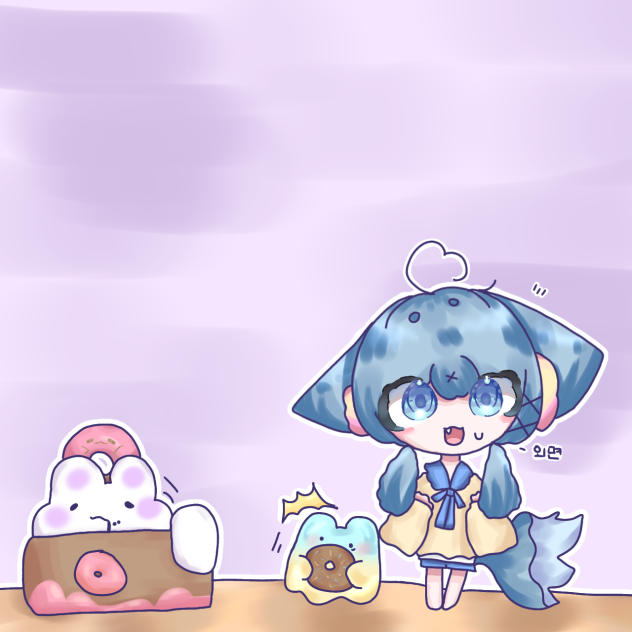 진냥이 색칠 완