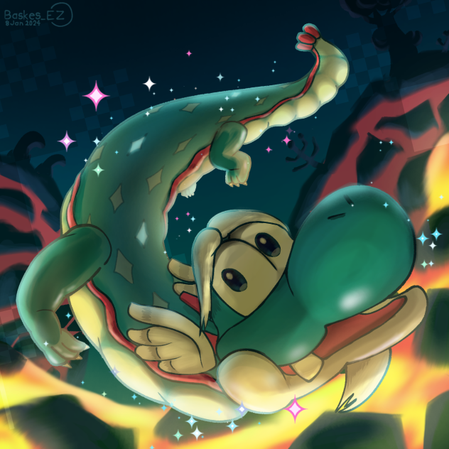 The Dragon from mario wonder