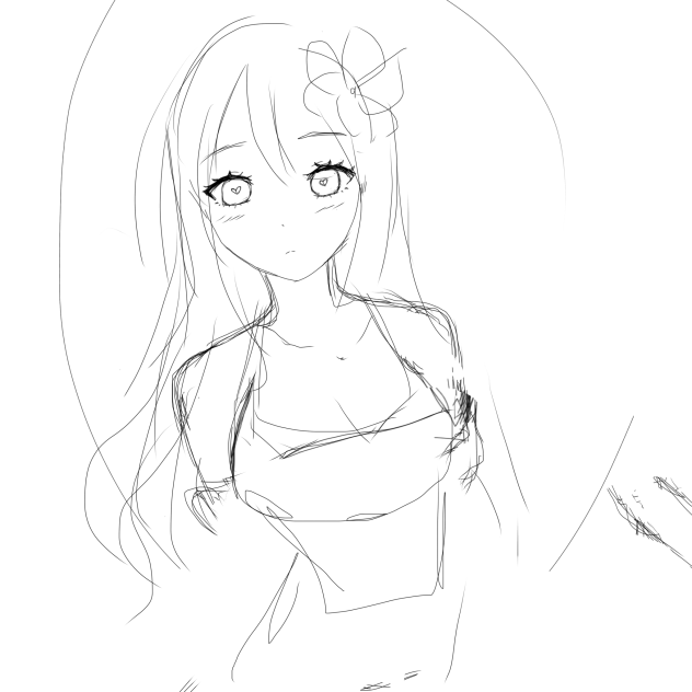 Hawaii gal Sketch🌺🏝