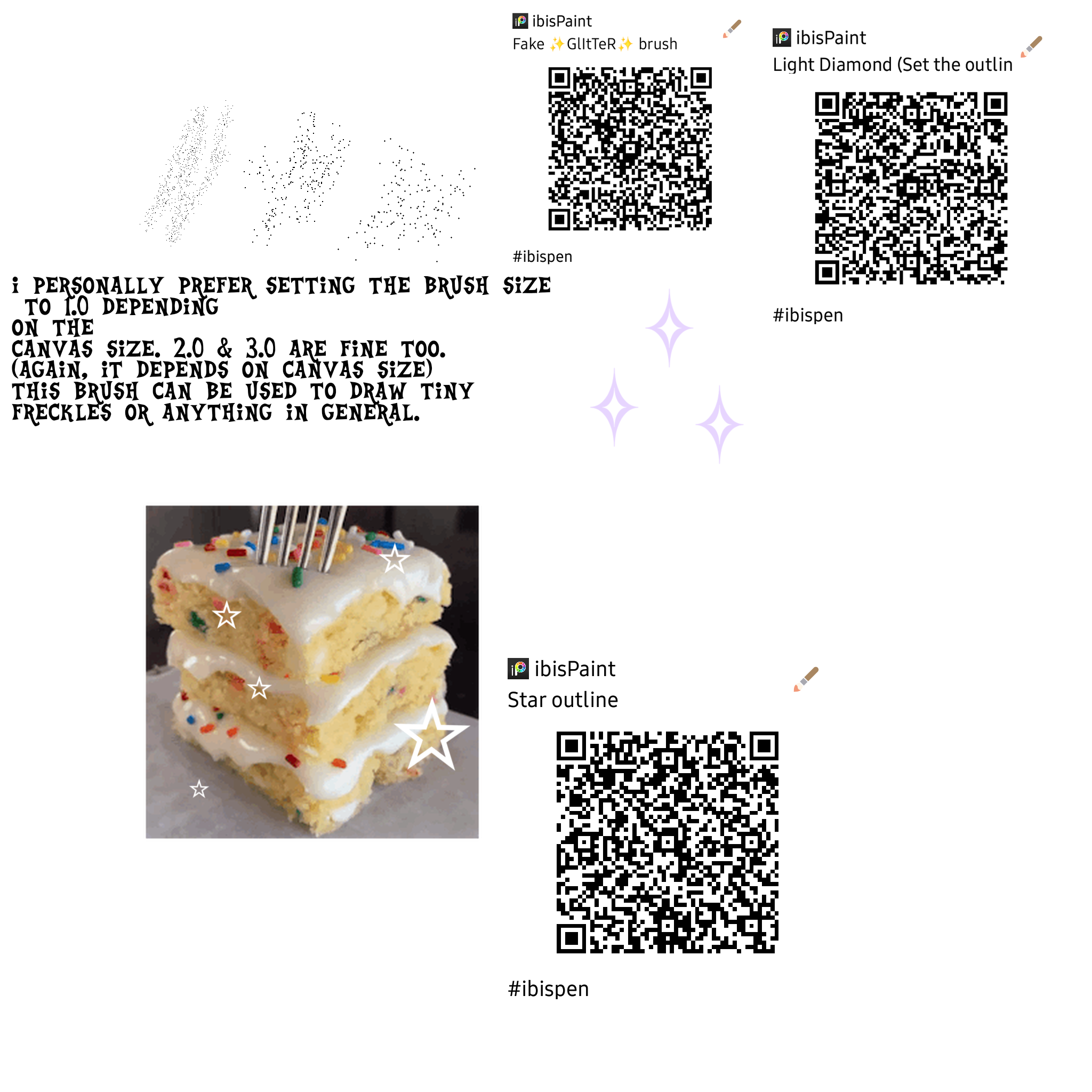 Codes to the brushes that I made !! - ibisPaint
