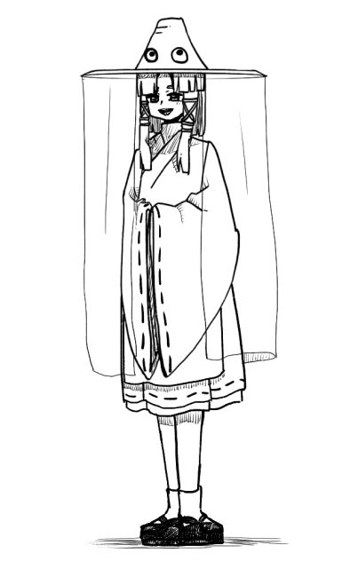 だいぶ壺装束な諏訪子様