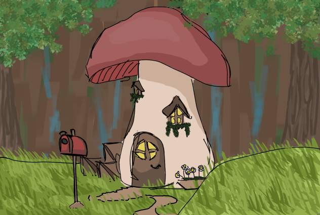 Mushroom house