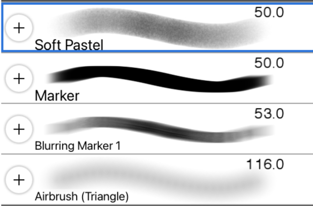 brushes that I use to do hair