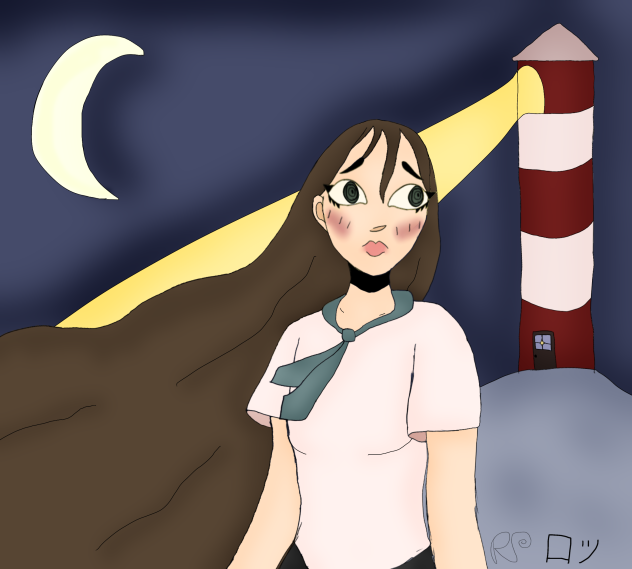 lighthouse in the wind