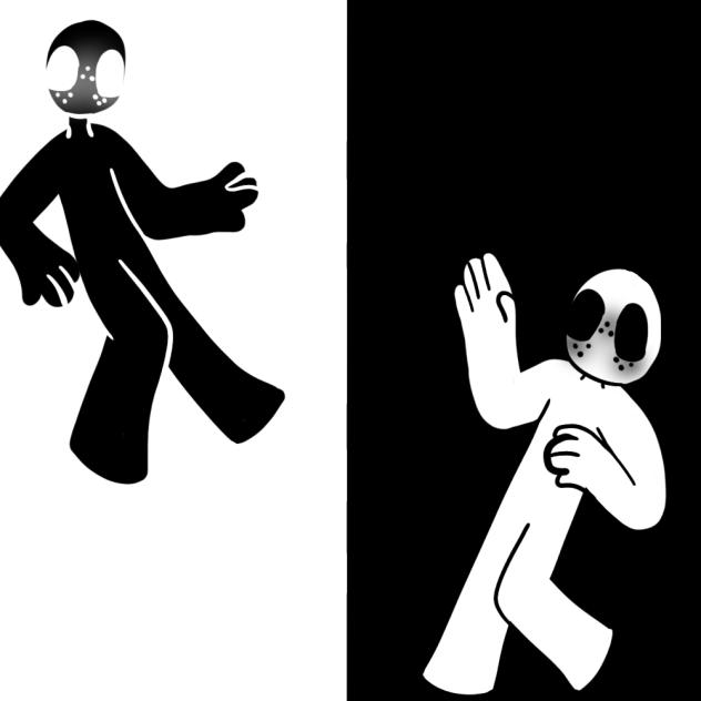 Black and White