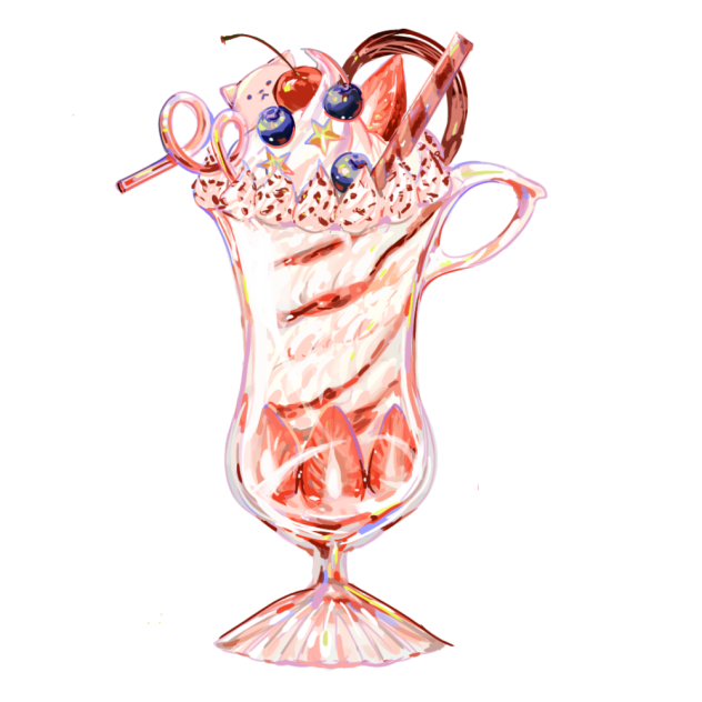 Parfait strawberry