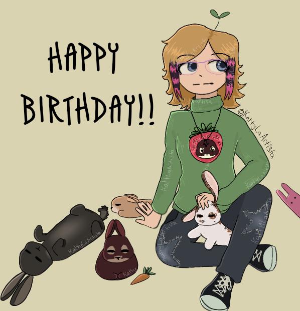 IrisStarsprout Bday Art 🌱🐰