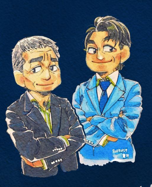 柳葉敏郎さん＆織田裕二さん