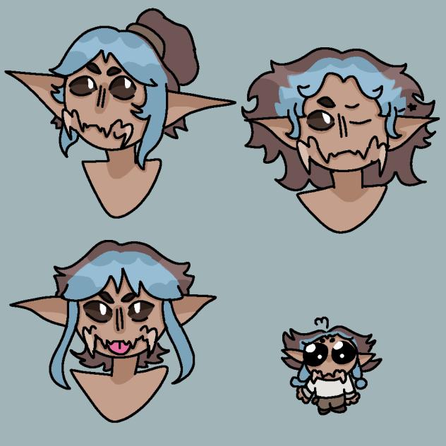 Nylan in different hair styles