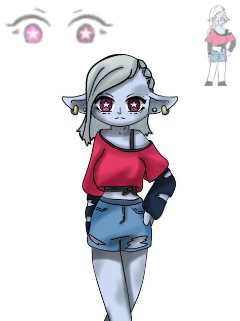 new oc from a pause art challenge - ibisPaint