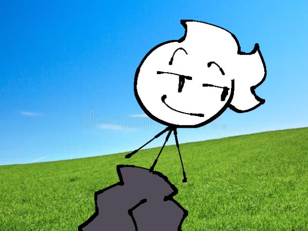 Ran over a stick man