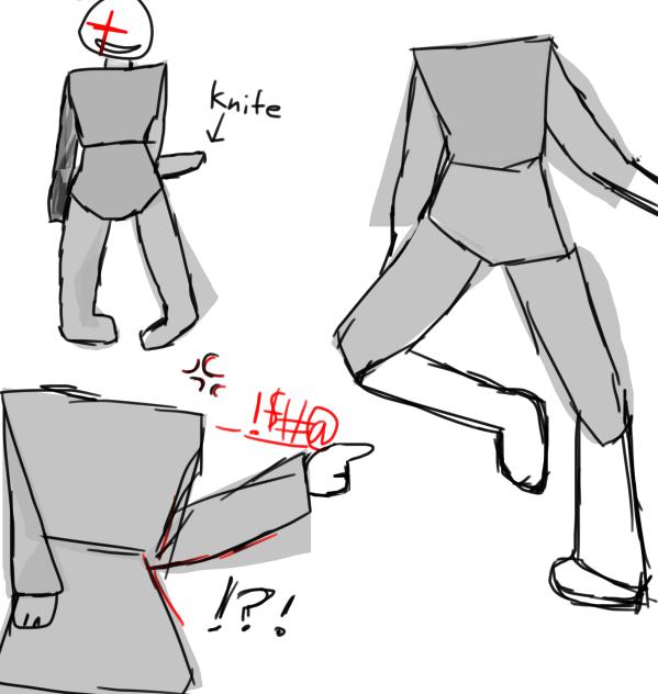 Drawing poses from my imagination