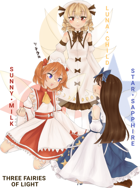Three fairies of light