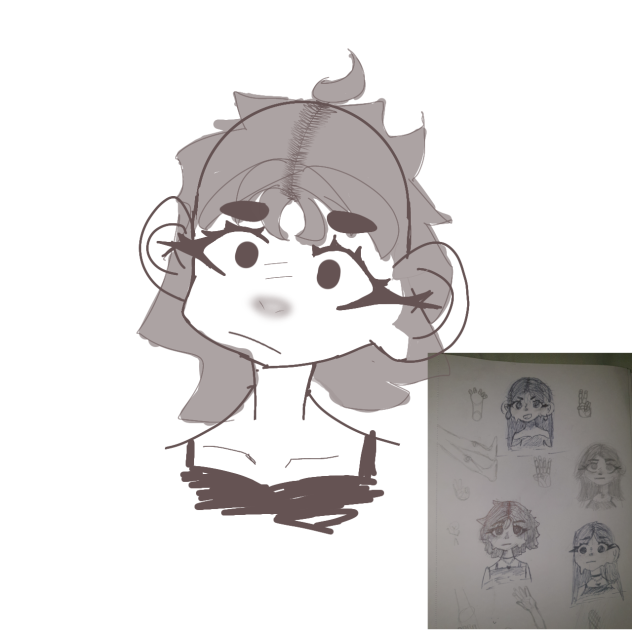 my very sad art style