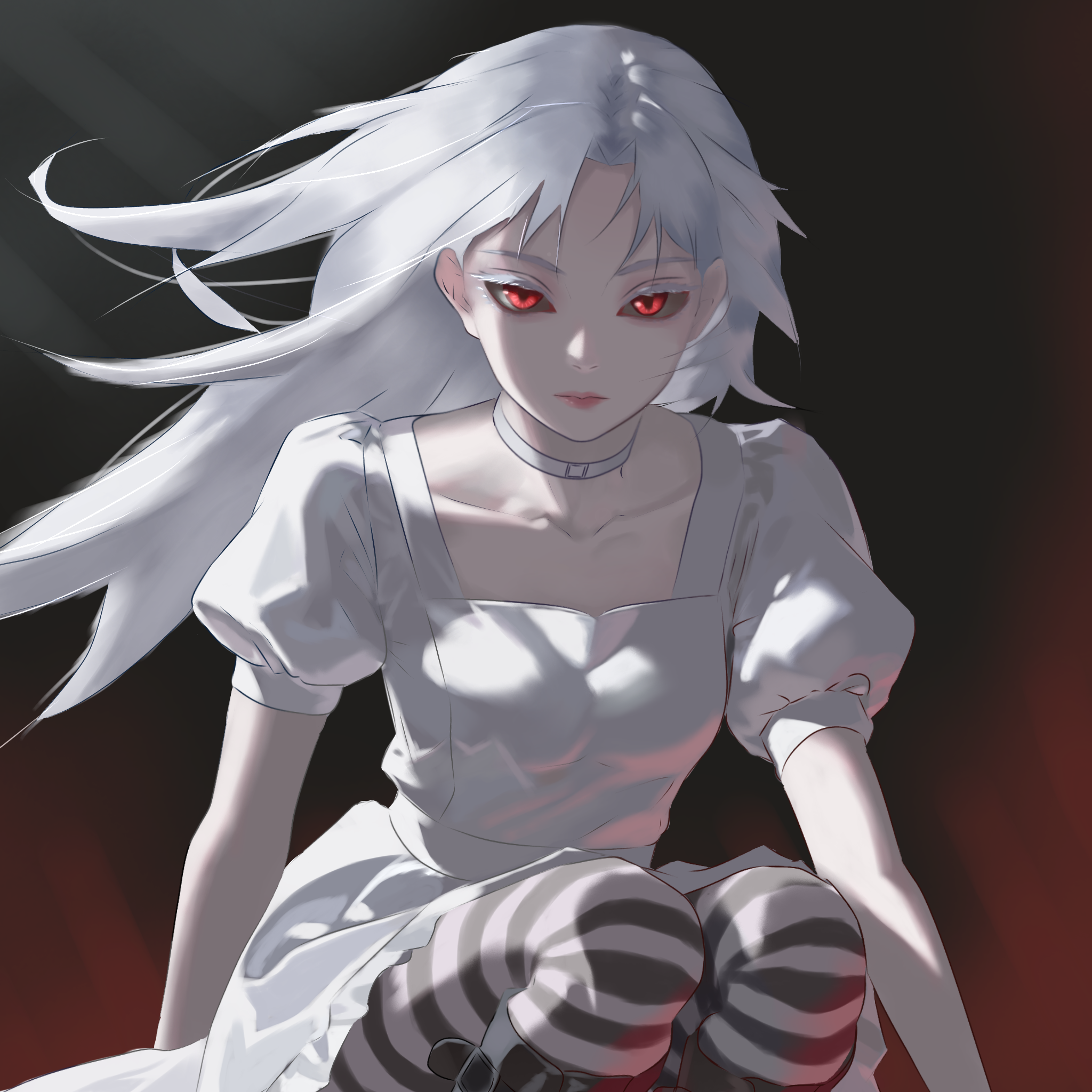 Girl in white - ibisPaint