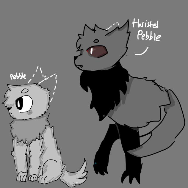 Pebble and twisted pebble - ibisPaint