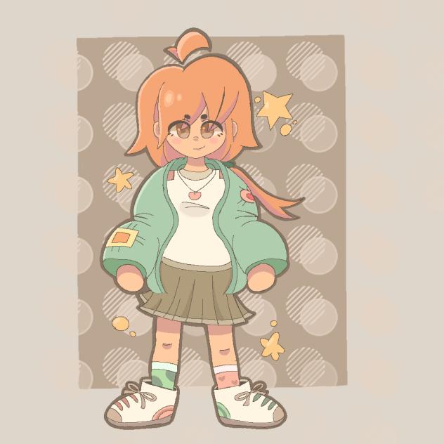 Orange hair girl