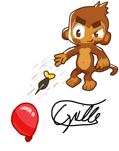 Dart monkey vs Bloon 🎈🐵