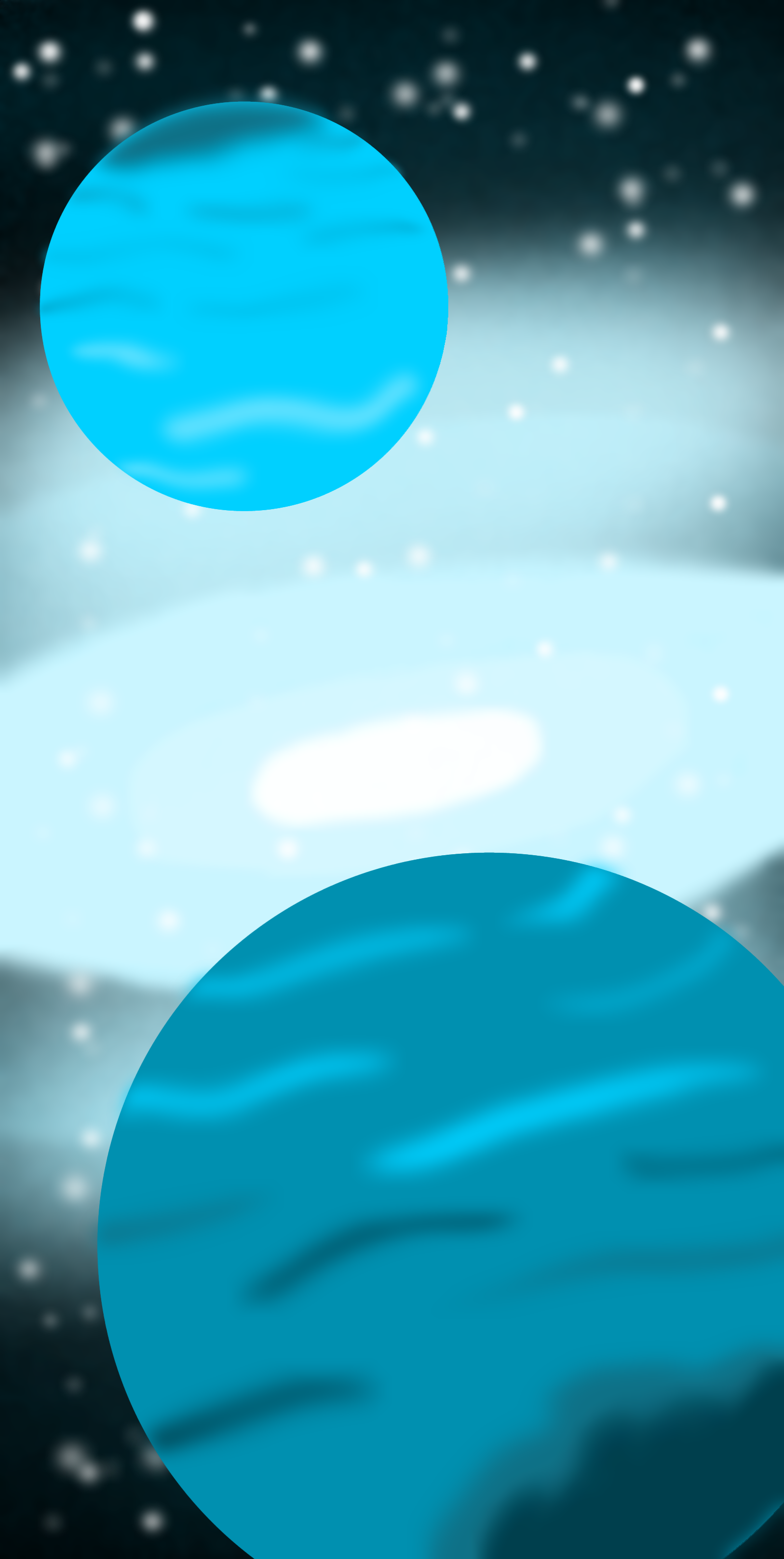 Blue Planets - ibisPaint