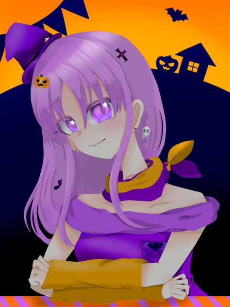 ハロウィンイラスト！