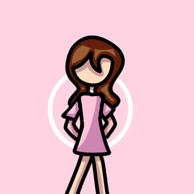 Pink Girl Dancing1 - ibisPaint
