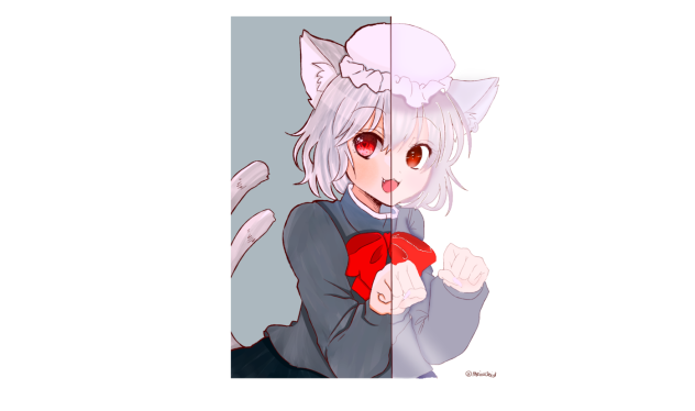 半分塗らせていただきました！