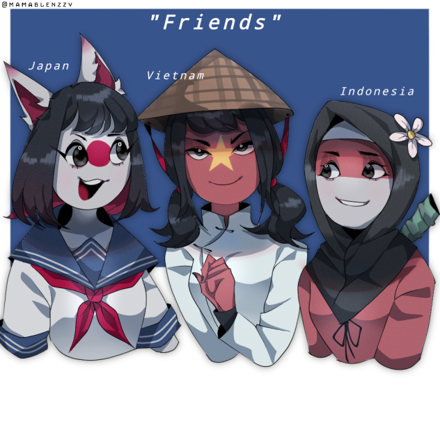 Friends - Countryhumans