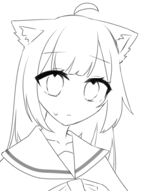 🖤🐾 線画