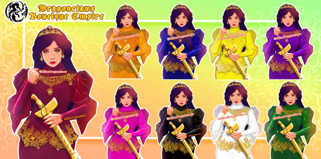 My OC in Multi Dress Colors