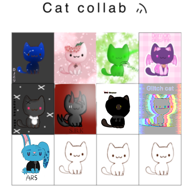 Cat collab I def didn’t cheat on…