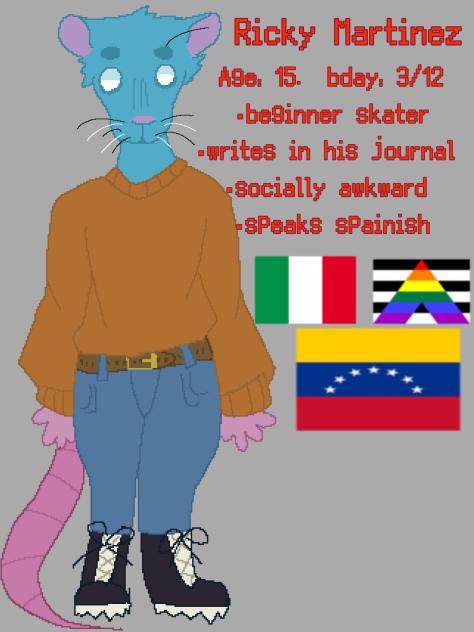 Ricky redesign 🐀🛹