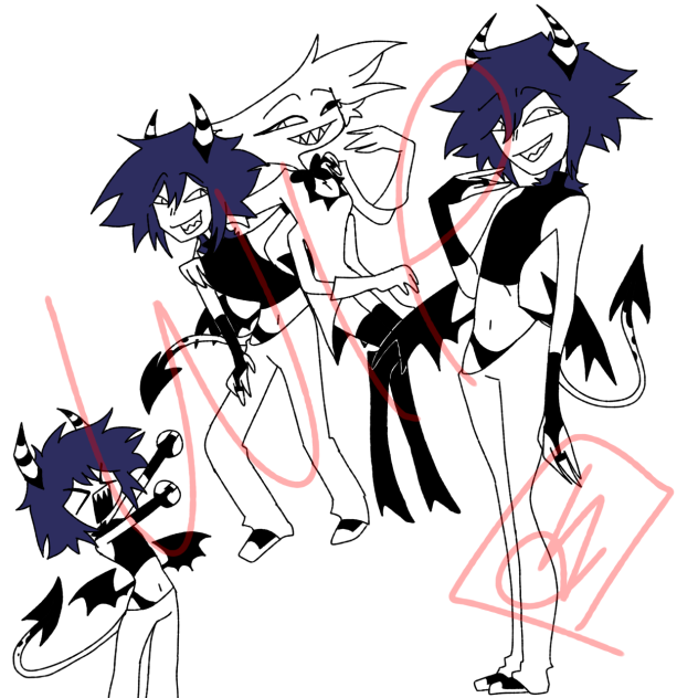 Helluva boss AU WIP